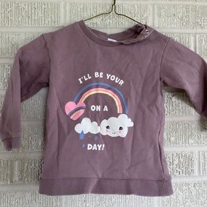 H&M rainbow sweatshirt